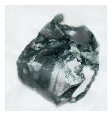 Natural Agate Moss Rough Stones - Hand-Picked & Cleaned | 100-150 Grams | Pack of 1-4 Beautiful Raw Stones