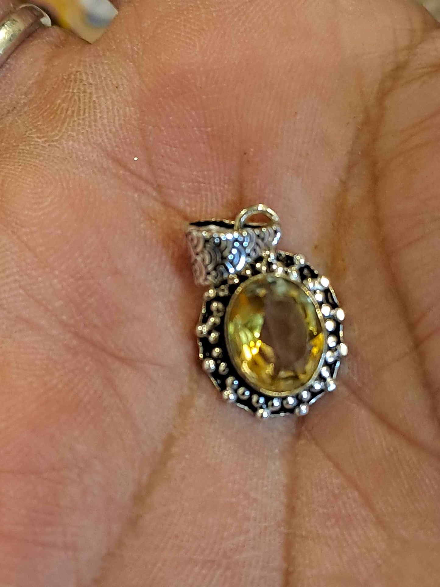 Divinity Crystals Citrine Pendant for Prosperity, Abundance, Wealth, and Good Luck