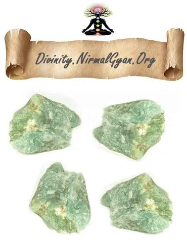 Natural Green Jade Rough Stones Pack of 1 to 4 | 100-150 Grams | Hand-Picked and Cleaned