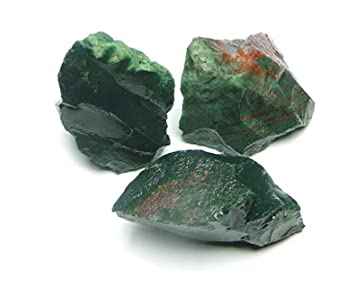 Natural Bloodstone Rough Stones - Divinity Crystals - Hand Picked & Cleaned, 100-150g, Pack of 1 to 4 Stones