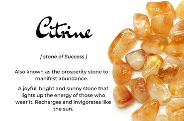 Natural Citrine Tumbled Stones AAA+ | Reiki Healing Crystal for Aura, Chakra, Vastu, Fengshui Prosperity and Abundance (50 Grams)