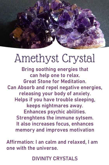 Divinity Natural Purple Amethyst Crystal Geode Cluster - Stunning Home Decoration Gemstone Specimen