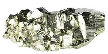 Divinity Pyrite Stone Original Crystal Cluster - High Energy Natural Iron Pyrite Gold Rock for Willpower and Manifestation | Peruvian Pyrite Crystal for Abundance 40 Grams