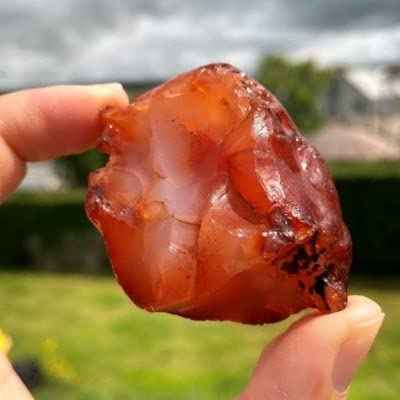 Natural Red Carnelian Raw Stones - 100 to 150 Grams | Pack of 1 to 4 Beautiful Natural Rough Crystals