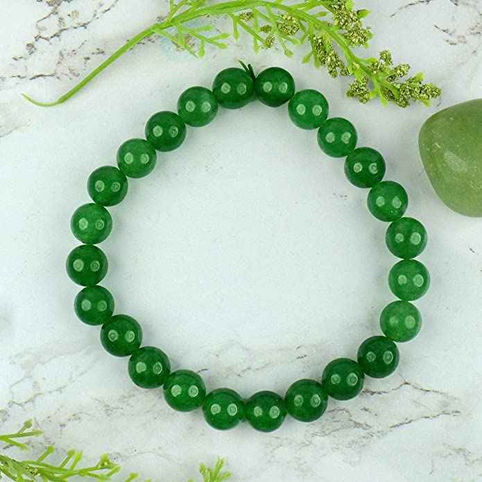 Divinity Crystals 7 Chakra Heart Bracelet - Natural 8 mm Crystal Bracelet for Good Luck, Love, Abundance, Healing, and Meditation for Men and Women