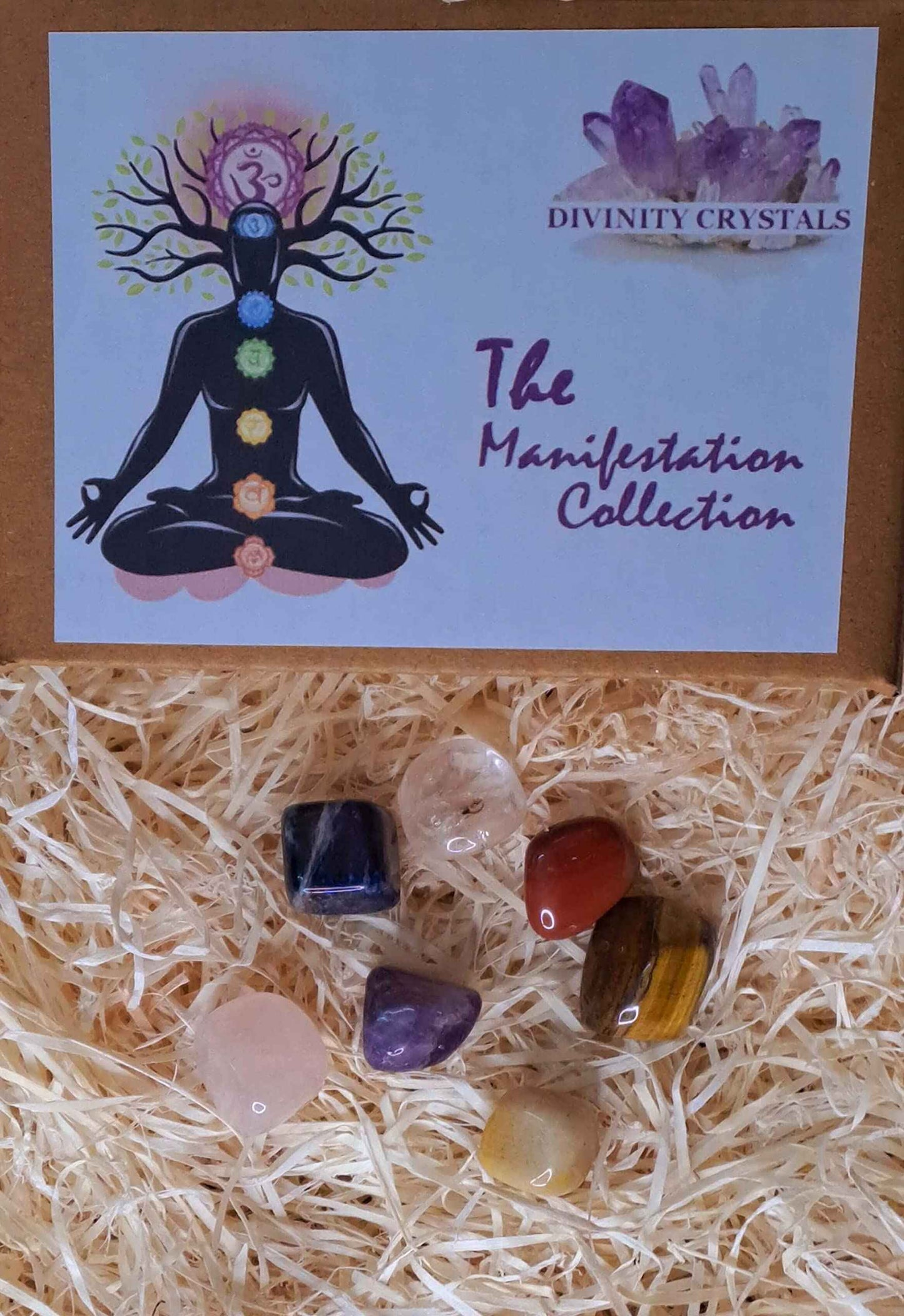7 Chakra Healing Stones Tumble Set - AAA Grade Meditation & Healing Kit