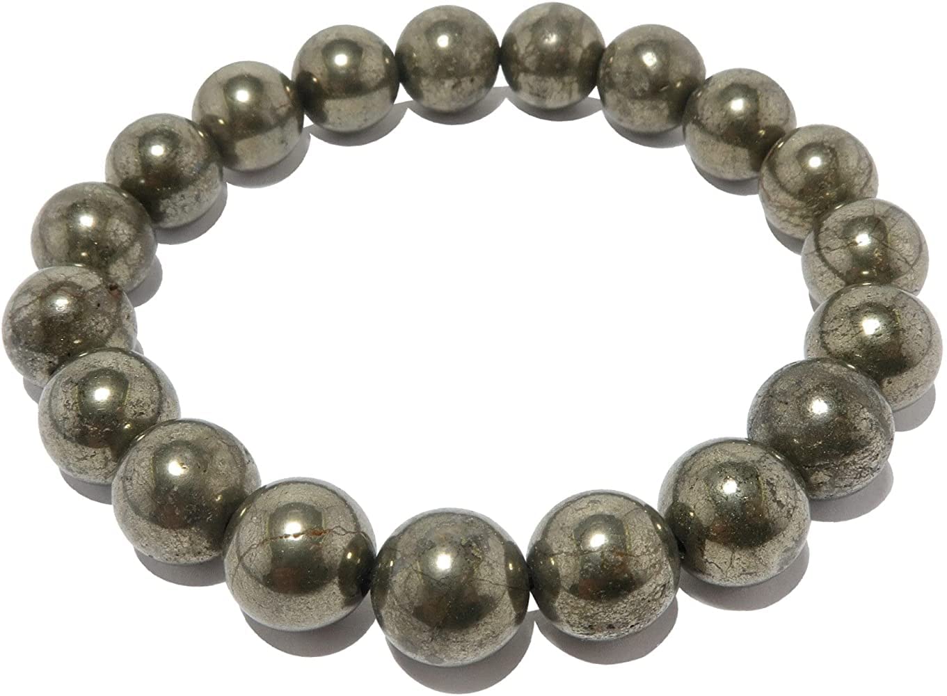 Divinity Crystals 7 Chakra Heart Bracelet - Natural 8 mm Crystal Bracelet for Good Luck, Love, Abundance, Healing, and Meditation for Men and Women Pyrtie Certified Round Beads 6 mm Bracelet