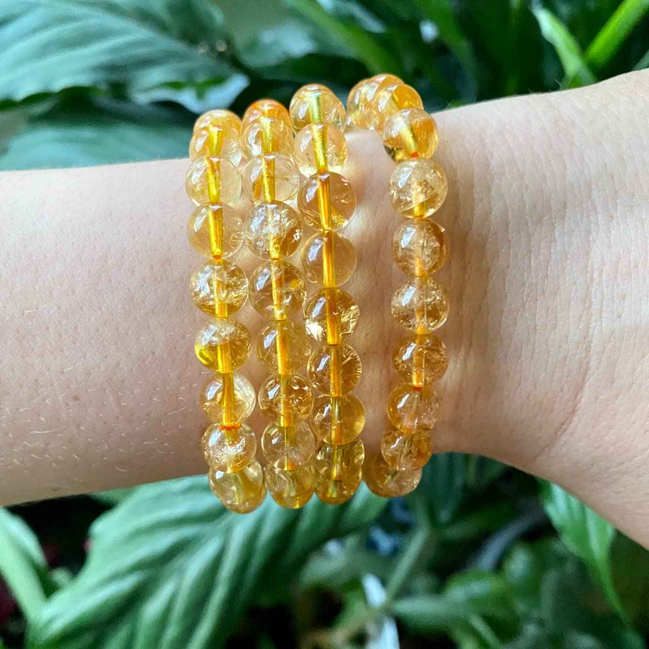 Divinity Crystals 7 Chakra Heart Bracelet - Natural 8 mm Crystal Bracelet for Good Luck, Love, Abundance, Healing, and Meditation for Men and Women