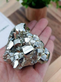 Natural Pyrite Clusters - Peruvian Raw Unpolished Rough Pyrite Specimens (90 Grams Plus) - Cubic Lab Certified Fools Gold