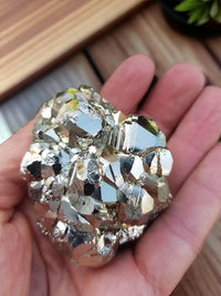 Natural Pyrite Clusters - Peruvian Raw Unpolished Rough Pyrite Specimens (90 Grams Plus) - Cubic Lab Certified Fools Gold