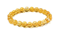 Divinity Crystals 7 Chakra Heart Bracelet - Natural 8 mm Crystal Bracelet for Good Luck, Love, Abundance, Healing, and Meditation for Men and Women
