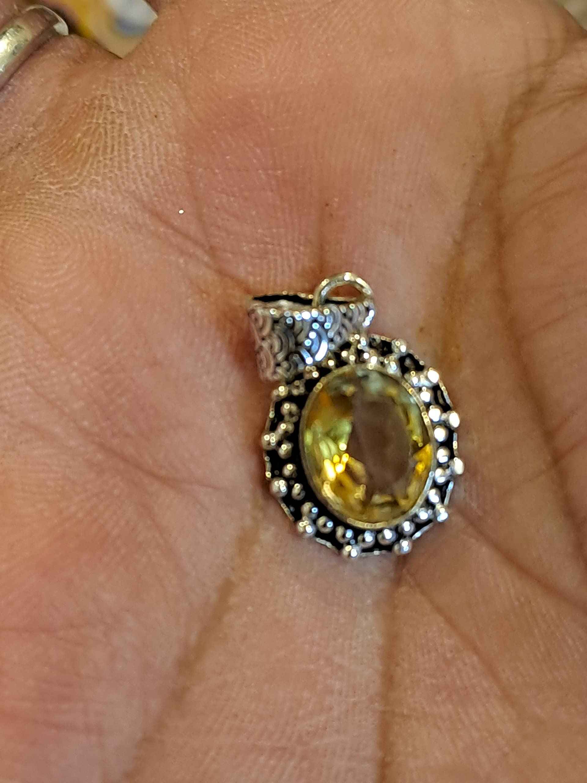 Divinity Crystals Citrine Pendant for Prosperity, Abundance, Wealth, and Good Luck