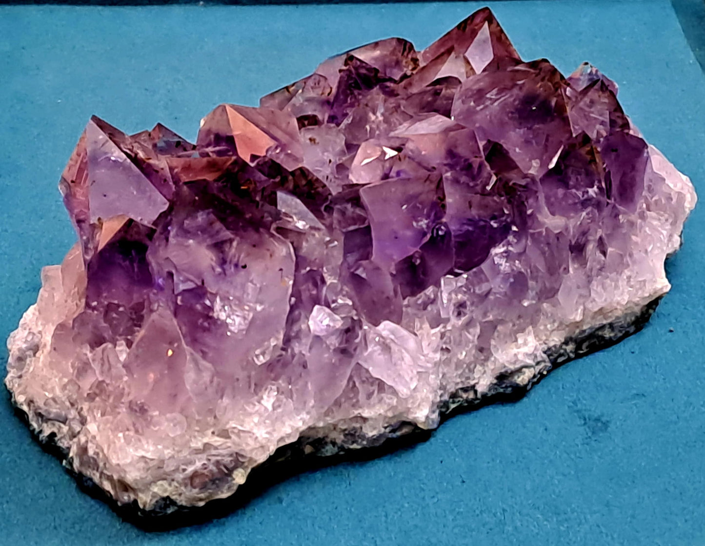 Big Amethyst Cluster Geode Natural Amethyst Cluster Gemstone - Amethyst Cluster for Reiki Healing and Vastu Correction (1300.02 Grams)