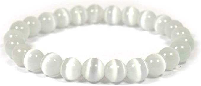 Divinity Crystals 7 Chakra Heart Bracelet - Natural 8 mm Crystal Bracelet for Good Luck, Love, Abundance, Healing, and Meditation for Men and Women
