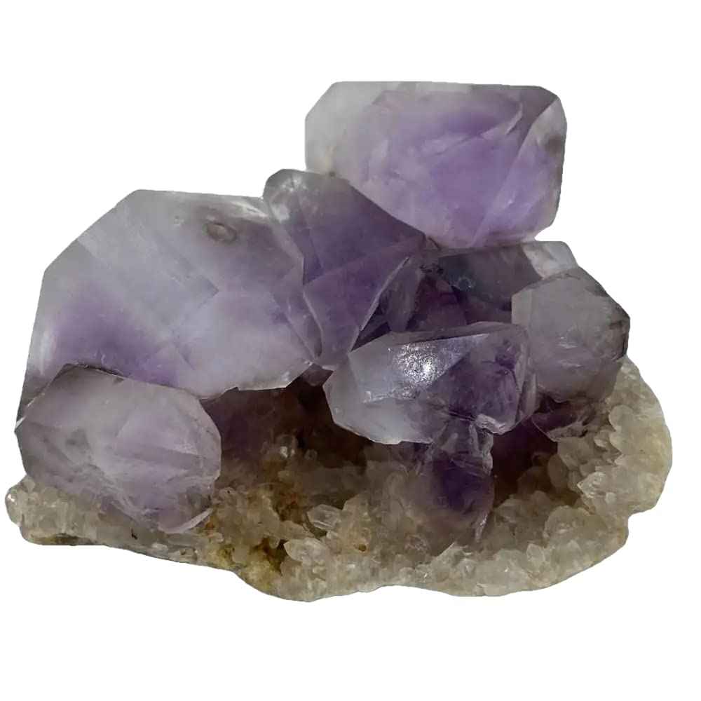 Divinity Natural Purple Amethyst Crystal Geode Cluster - Stunning Home Decoration Gemstone Specimen