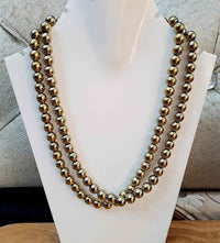Divinity Crystals Golden Pyrite Jaap Mala 108 Beads for Prosperity, Wealth, Willpower, and Financial Abundance with Palo Santo and California White Sage Smudge Stick