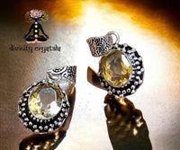 Divinity Crystals Citrine Pendant for Prosperity, Abundance, Wealth, and Good Luck