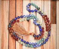 Divinity Crystals Jaap Mala Collection - Certified Natural 8 mm Beads for Yoga, Reiki, Meditation, Feng Shui, and 7 Chakra Healing