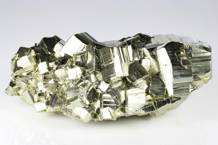 Natural Pyrite Clusters - Peruvian Raw Unpolished Rough Pyrite Specimens (90 Grams Plus) - Cubic Lab Certified Fools Gold
