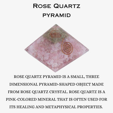 Divinity Crystals Natural Healing Orgone Pyramid Home Decor Vastu for Home Study Table Office Desk Reiki Feng Shui Symbol Crystal Showpieces for Home Decor Education Gifts