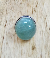 Divinity Certified Green Aventurine Crystal Ring - Adjustable for Abundance, Prosperity, Self Love, Wealth, and Protection