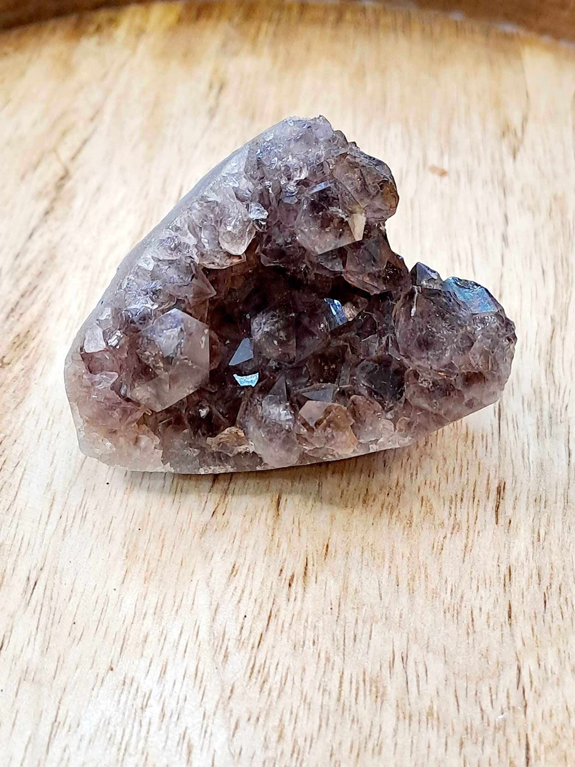 Smoky Quartz Geode Crystal Original AAA Grade Brazil Cluster for Healing and Meditation 161