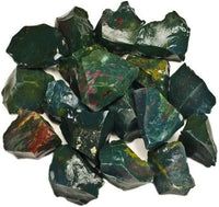 Divinity Natural Bloodstone Rough Stones - Hand-Picked Raw Stones (Pack of 1 to 4, 100-150 Grams Approx.)