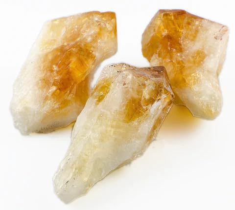 Divine Pure Citrine Points Crystal for Vastu, Healing, Spirituality, Business Success, and Prosperity