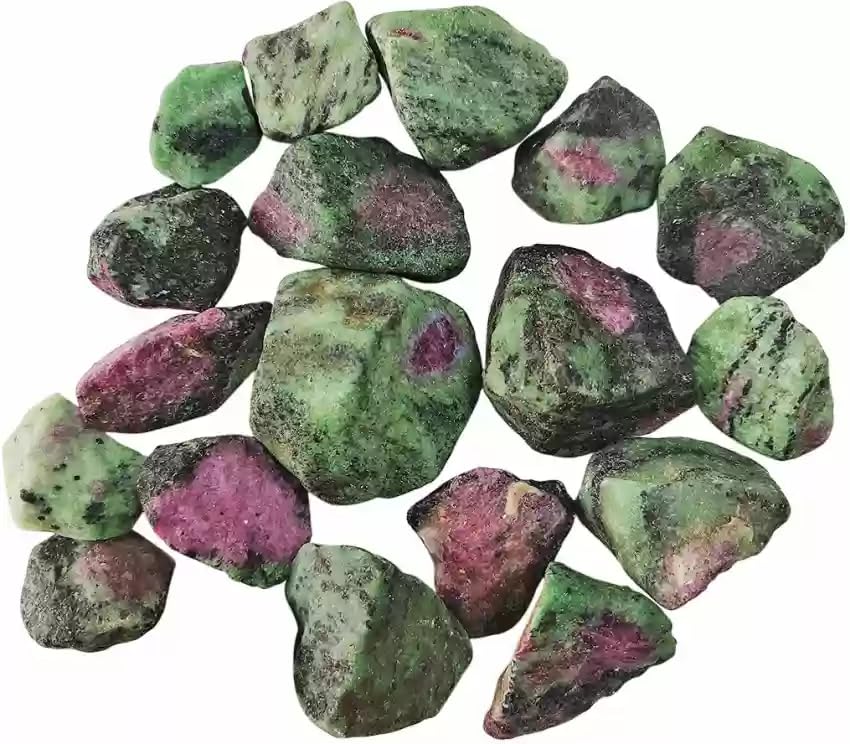 Natural Serpentine Crystal Stones for Meditation, Healing, Feng Shui, Chakra Healing, and Abundance Manifestation - 100 Grams