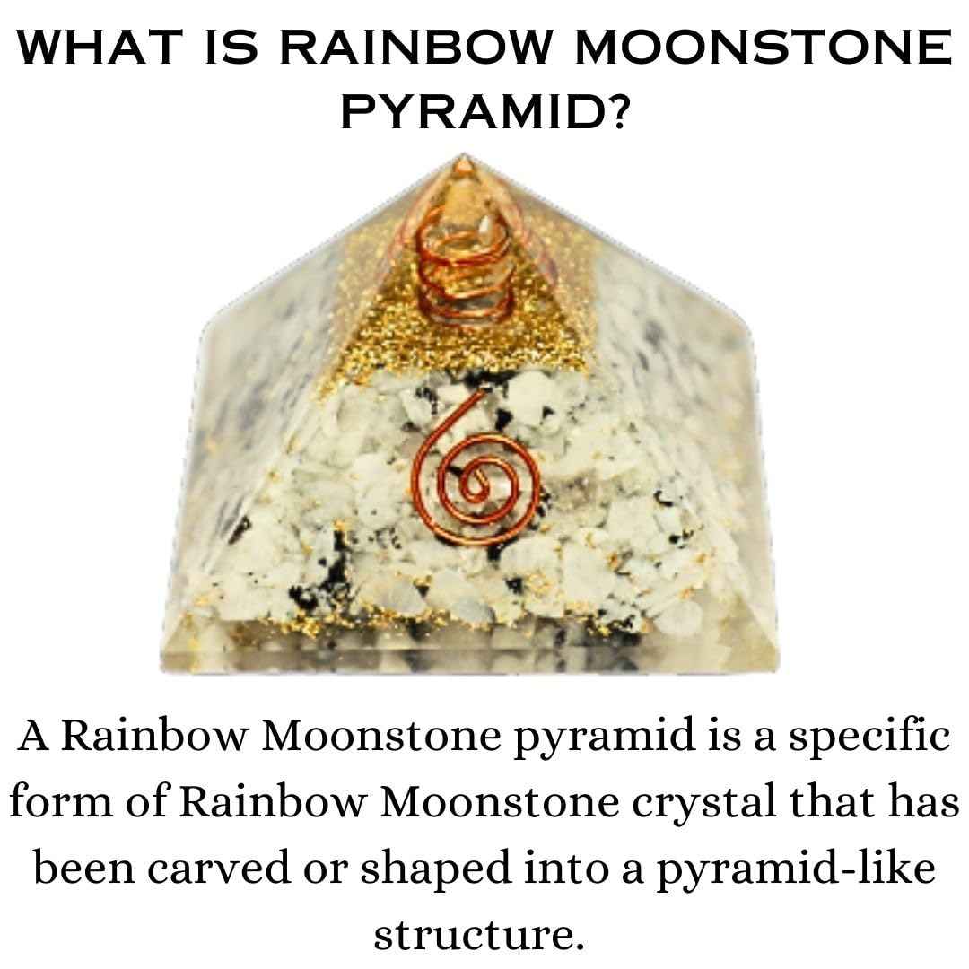 Divinity Crystals Natural Healing Orgone Pyramid Home Decor Vastu for Home Study Table Office Desk Reiki Feng Shui Symbol Crystal Showpieces for Home Decor Education Gifts