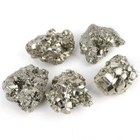 Pyrite Manifestation Kit - Original Divine Kit for Willpower, Abundance, Prosperity, and Healing (Set of 2 Bracelets, 2 Lockets, 1 Geode, 1 Ring)