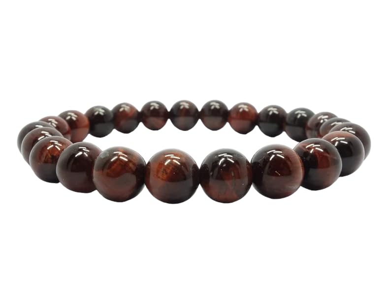 Divinity Crystals Black Obsidian Gemstone Bracelet for Reiki Healing and Chakra Balance - 8mm Round Beads Default Title