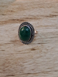 Divinity Certified Malachite Adjustable Crystal Ring for Love - Guardian of Heart Unisex Design