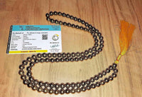 Divinity Crystals Golden Pyrite Jaap Mala 108 Beads for Prosperity, Wealth, Willpower, and Financial Abundance with Palo Santo and California White Sage Smudge Stick