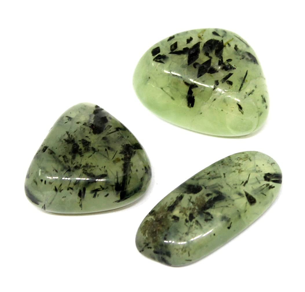 Divine Power Crystal Tumble Original GemStone For Manifestation, Healing and Meditation Prehnite