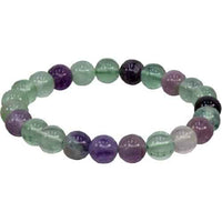 Divinity Crystals 7 Chakra Heart Bracelet - Natural 8 mm Crystal Bracelet for Good Luck, Love, Abundance, Healing, and Meditation for Men and Women