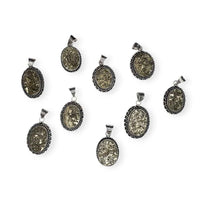 Natural Pyrite Crystal Pendant for Wealth, Prosperity, and Good Luck - Unisex Certified